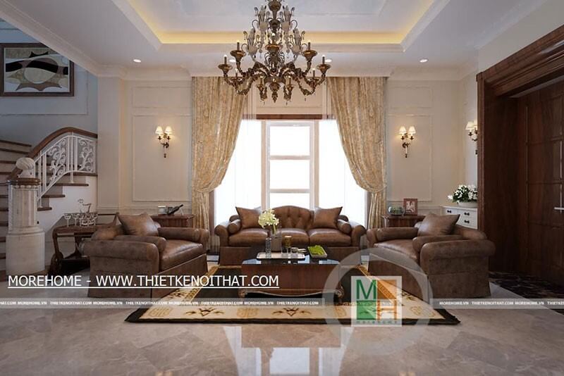 Sofa biệt thự tân cổ điển Sofa biệt thự tân cổ điển