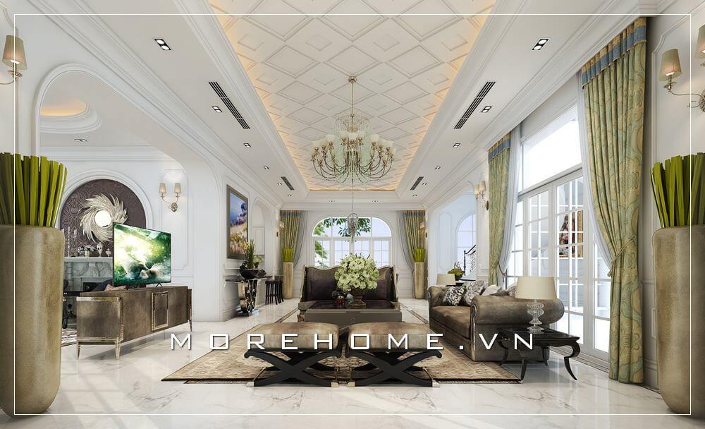 Sofa biệt thự tân cổ điển Sofa biệt thự tân cổ điển