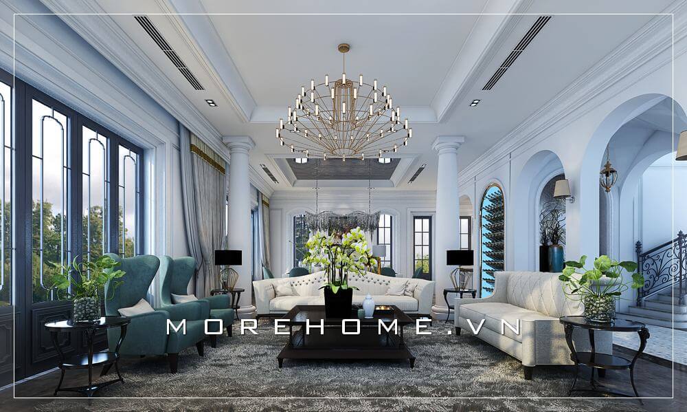 Sofa biệt thự tân cổ điển Sofa biệt thự tân cổ điển